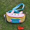 [Like Rabbit] Embroidered Applique Kids Fanny Waist Pack / Travel Lumbar Pack (7.1*3.1*2.8)