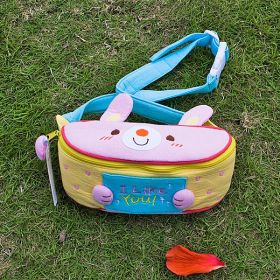 [Like Rabbit] Embroidered Applique Kids Fanny Waist Pack / Travel Lumbar Pack (7.1*3.1*2.8)