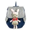 [Sweet Rabbit] 100% Cotton Fabric Art School Backpack / Outdoor Backpack