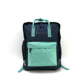 Lightweight Backpack for School, Classic Basic Water Resistant Casual Daypack for Travel with Bottle Side Pockets RT