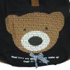 [Cheerful Bear] Fabric Art School Backpack Outdoor Daypack