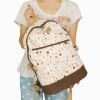 [Happy Painting] Fabric Art School Backpack Outdoor Daypack