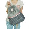 [Joyful Picnic] Fabric Art School Backpack Outdoor Daypack