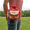 [Catch the Fish-1] Embroidered Applique Kids Fanny Waist Pack / Travel Lumbar Pack (6.7*4.3*2.6)