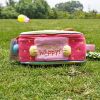 [Happy Cat] Embroidered Applique Kids Fanny Waist Pack / Travel Lumbar Pack (7.1*3.1*2.8)