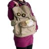 [Good Friends] 100% Cotton Fabric Art School Backpack / Outdoor Backpack
