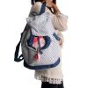 [Lovely Doll] 100% Cotton Fabric Art School Backpack / Outdoor Backpack