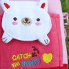 [White Bunny] Embroidered Applique Swingpack Bag Purse / Wallet Bag / Camera Bag (5.4*5.9*2)