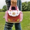 [Catch the Heart] Embroidered Applique Kids Fanny Waist Pack / Travel Lumbar Pack (6.7*4.3*2.6)