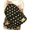 [Naughty Dots] Fabric Art School Backpack Outdoor Daypack