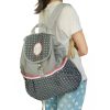 [Joyful Picnic] Fabric Art School Backpack Outdoor Daypack