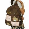 [Bear House] Fabric Art School Backpack Outdoor Daypack