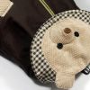 [Lazy Bear] 100% Cotton Fabric Art School Backpack / Outdoor Backpack