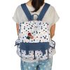 [Date with Sun] Fabric Art School Backpack Outdoor Daypack
