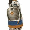 [Keep in Touch] Fabric Art School Backpack Outdoor Daypack