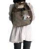 [Bear Loves Fish] 100% Cotton Fabric Art School Backpack / Outdoor Backpack