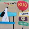 [Sing My Way] Embroidered Applique Swingpack Bag Purse / Wallet Bag / Shoulder Bag (7.1*5.3*3.7)
