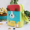 [Hello Dog] Embroidered Applique Fabric Art Shoulder Bag / Swingpack / Travel Bag (8.1*6.5*2.4)