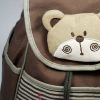 [Bear Loves Fish] 100% Cotton Fabric Art School Backpack / Outdoor Backpack