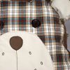 [Cute Bear] 100% Cotton Fabric Art School Backpack / Outdoor Backpack