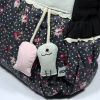 [Smile Cat] 100% Cotton Fabric Art School Backpack / Outdoor Backpack