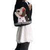 [Lovely Dog] 100% Cotton Fabric Art School Backpack / Outdoor Backpack