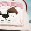 [Naughty Bear] 100% Cotton Fabric Art School Backpack / Outdoor Backpack