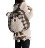 [Cute Bear] 100% Cotton Fabric Art School Backpack / Outdoor Backpack