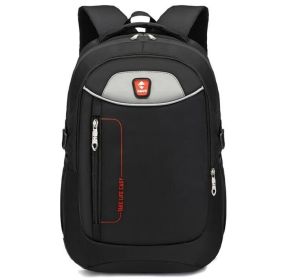 Backpack, Travel Water Resistant School Backpack (Color: Black)