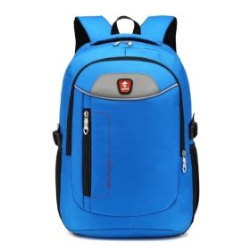 Backpack, Travel Water Resistant School Backpack (Color: Blue)