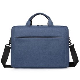 Laptop Shoulder Bag , 15-Inch Laptop or Tablet, Sleek, Durable and Water-Repellent Fabric, Lightweight , Business Casual or School, GX40Q17229, Black (Color: Blue)