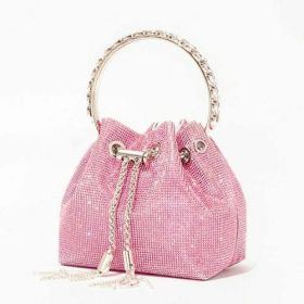 Diamonds Tassel Evening Clutch Bag Women (size: Mini(Max Length)