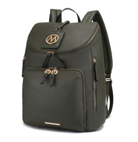 MFK Collection Angela Large Backpack by Mia K (Color: Olive)