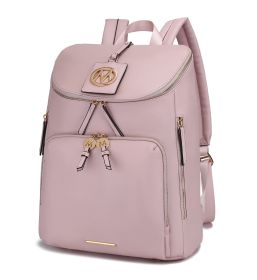 MFK Collection Angela Large Backpack by Mia K (Color: Pink)