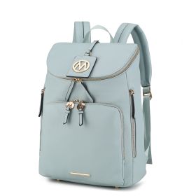 MFK Collection Angela Large Backpack by Mia K (Color: Seafoam)
