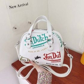 New Women Designer Ladies Shopping Crossbody Graffiti Purses And 2022 (Color: Clear)