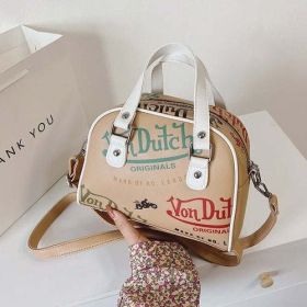 New Women Designer Ladies Shopping Crossbody Graffiti Purses And 2022 (Color: Auburn)