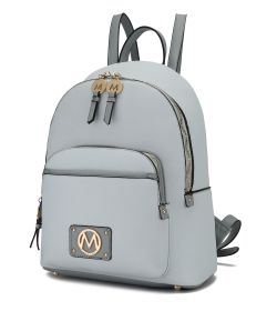 MKF Collection Alice Backpack Vegan Leather Women by Mia k (Color: Light Blue)