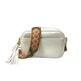 Courtney Crossbody | Choose Your Strap (Bag Color: White)