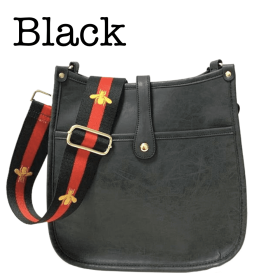 Vintage Courier | Choose Your Strap (Bag Color: Black)