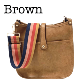 Vintage Courier | Choose Your Strap (Bag Color: Brown)