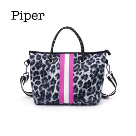 Neoprene Handbag & Wristlet (Style: Piper)