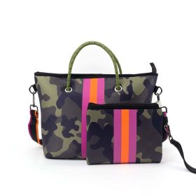 Neoprene Handbag & Wristlet (Style: Graysen)