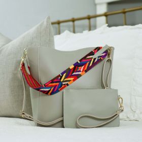 Kyndall Handbag | Choose Your Strap (Bag Color: Gray)