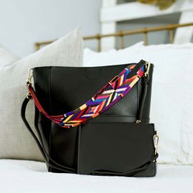 Kyndall Handbag | Choose Your Strap (Bag Color: Black)