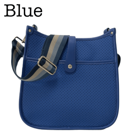 Neoprene Courier | Choose Your Strap (Bag Color: Blue)