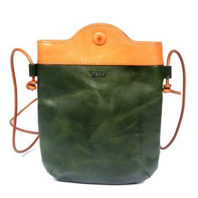 Old Trend Genuine Leather Out West Crossbody (Color: Green)