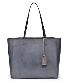 Old Trend Genuine Leather Out West Tote (Color: Grey)