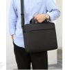 Laptop Shoulder Bag , 15-Inch Laptop or Tablet, Sleek, Durable and Water-Repellent Fabric, Lightweight , Business Casual or School, GX40Q17229, Black