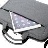 Laptop Shoulder Bag , 15-Inch Laptop or Tablet, Sleek, Durable and Water-Repellent Fabric, Lightweight , Business Casual or School, GX40Q17229, Black